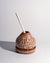 Reed Diffuser Set Terracotta with white design