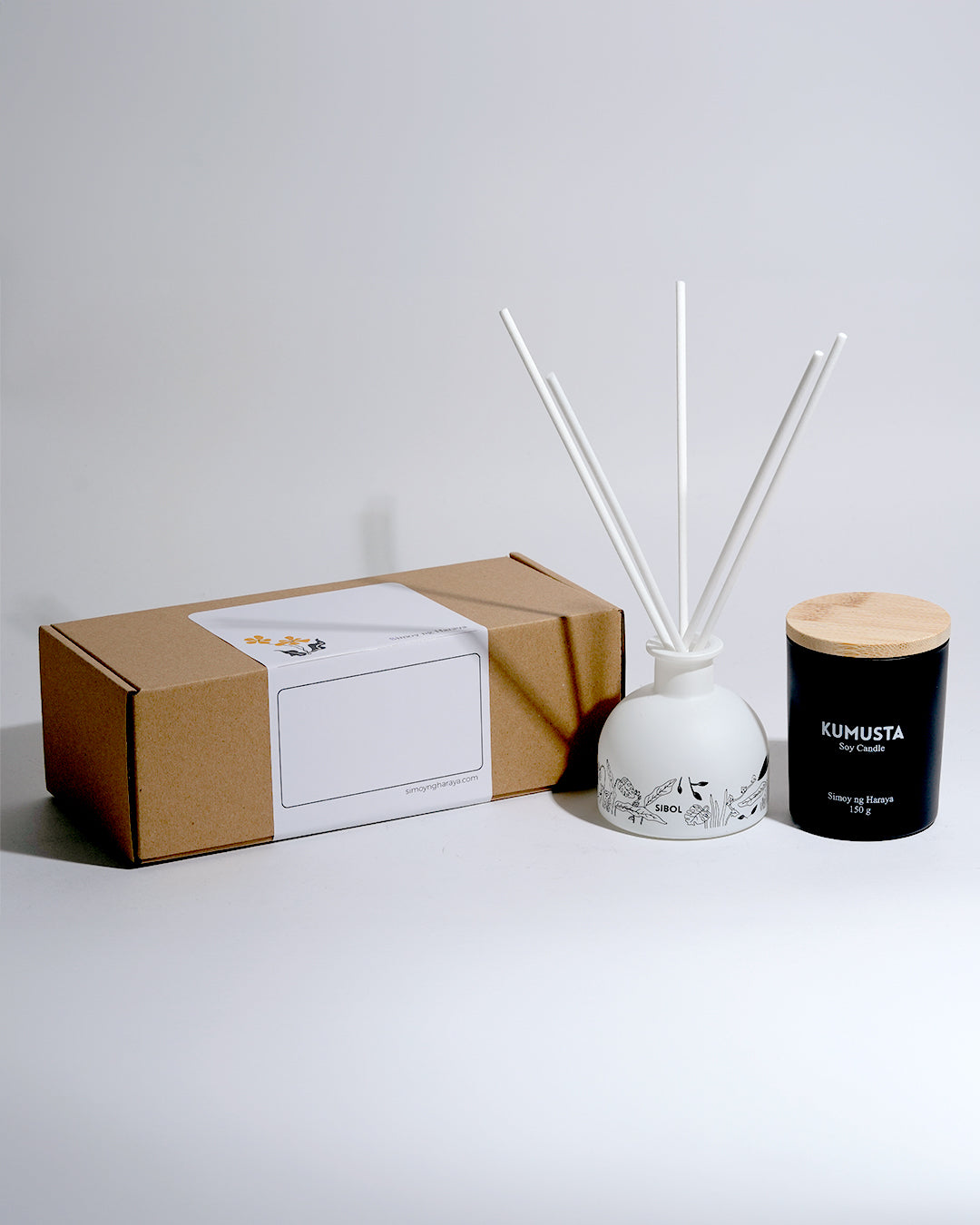 Soy Candle and Reed Diffuser Gift Set