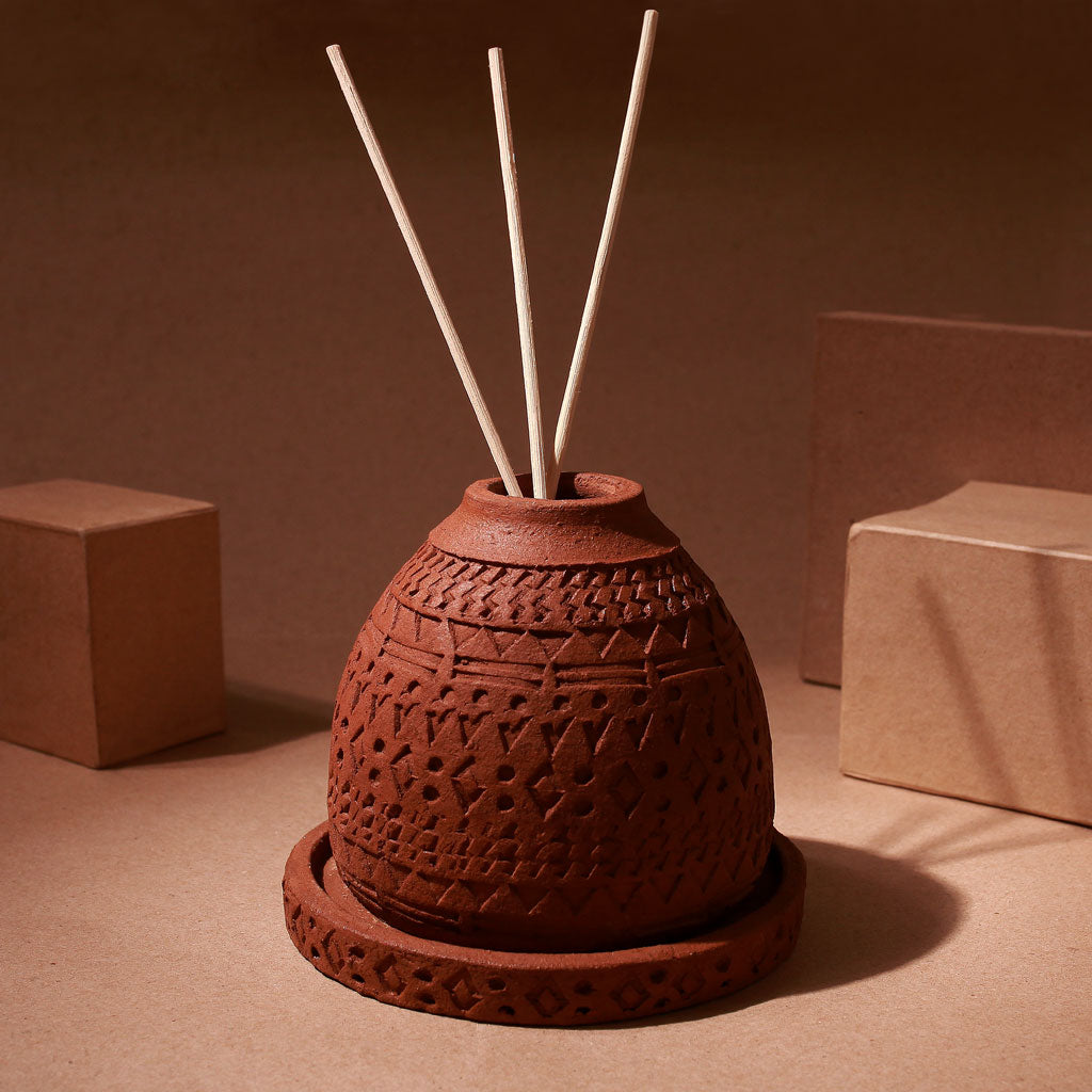 Reed Diffuser Set Terracotta